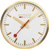 Mondaine A990.CLOCK.18SBG D'oro Orologio da parete 250mm