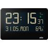 Braun BC14B-DCF Digitale Radio Orologio da parete Sveglia 261mm