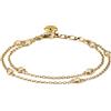 Thomas Sabo A2216-414-14-L19V Bracciale A doppia fila Zirconi Placcato oro