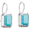 Thomas Sabo H2339-404-17 Orecchini Ottagono turchese Elyndra 13,5 mm Donna