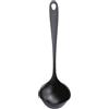 Fiskars Mestolo da Minestra con Bordo Salvagoccia, Essential, in Plastica | Lunghezza: 28,6 cm, Volume: 100 ml, Per Destrorsi e Mancini, Nero, 1079059