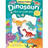 Ape Junior Dinosauri. Sticker feltro. Libro con sfondo gioco. Ediz. a colori