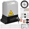 VEVOR Apricancello Scorrevole Elettrico 4M 280W, Motore per Cancello Garage 600KG, Operatore per Porte Scorrevoli, Facile da Installare con Telecomando