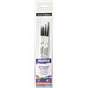 Daler Rowney Set di 4 pennelli Sintetici Graduate manico corto