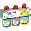 Giotto Tempera, Colore Fluo, 250 ml (Confezione da 3), 542700