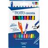 Tratto Cancellik Astuccio Penne Cancellabili, F834700, 10 Pezzi