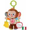 VTech Noè Scimmietta Canterina, Sonaglio Neonato con Sensore di Movimento e Cuore Luminoso, Gioco Neonato con più di 50 Melodie, Frasi e Suoni, Lingua Italiana, Batterie Incluse, 3-36 Mesi