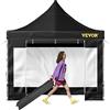 VEVOR Gazebo Pop-up da Giardino Esterno Pieghevole con Pannelli Trasparenti 3x3m Altezza Regolabile, Tenda Gazebo Pop-up da Giardino per Evento Festa Mercato da Esterno con Borsa da Trasporto 26,5 kg