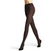 FALKE Family W Ti cotone sostenibile tinta unita 1 pezzo, Collant Donna, Marrone Dark Brown 5239, 38-40