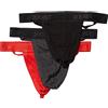 2(X)IST 2(X) Ist 3 Pack Tanga da Uomo, Cotone Essenziale, Y-Tangas, Normale, Cotone: Colour: Black/Red/Antracite | Size: X-Large