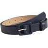 Jojomis Cintura da donna in pelle PU con fibbia quadrata casual cintura per abiti jeans cappotti 100 cm - blu scuro