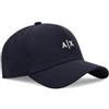 Armani Exchange Small Logo Hat Berretto da Baseball, Marina Militare, Taglia Unica Uomo