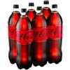 Coca-Cola Zero Zuccheri, Tutto il Gusto della Formula Coca-Cola Senza Calorie, Bottiglia PET 100% riciclabile - 6 Bottiglie da 2 L