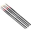 Daler Rowney Georgian set 5 pennelli assortiti manico lungo,per pittura a olio