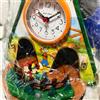 San Shoji Orologio locomotiva vintage Disney Karakuri treno Topolino Minnie con...