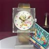 WARNER BROS. Raro orologio vintage svizzero a carica manuale Tweety Warner Bros anni 70...