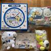 Sanrio Orologio da parete Sanrio Lawson 50th Anniversary Cinnamonroll Keroppi Plush ...