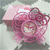Sanrio Orologio da tavolo retrò Hello Kitty Sanrio rosa 2012 raro regalo da collezione