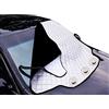URMI Auto tergicristallo gelo copertura di ghiaccio, neve copertura parabrezza auto finestrino anteriore parasole Protector con bordi magnetico neve senza graffi, cotone copertura invernale per parabrezza