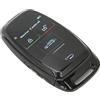 Huairdum Smart LCD Key, Key Change Label Display Car Remote Starter Key Connettività 5.0 Touch Screen Multilingue (Nero)