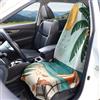 Hiseng Coprisedili per Auto Sedili Anteriori Universali, Proteggi Sedile Guidatore in Spugna di Microfibra Frottee, Lavabili Traspirante Antiscivolo Assorbente di Sudore Auto Camion (630 Spiaggia,1)