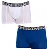 DIM Pack-2 Boxer Lunghi in Cotone 3D Flex Air D01N2 da Uomo dal Design Moderno e Confortevole