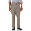 Amazon Essentials Pantaloni Chino Plissettati Anti-Piega, Vestibilità Classica (Disponibili in Taglie Forti) Uomo, Marrone Scuro, 31W / 32L