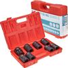 STIX Set Bussole a Impatto 1 Cr-Mo 24-38 mm, 8 Pezzi | Inserti protettivi, per avvitatori a impulsi, qualità professionale da officina