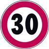 Targo timbri SEGNALI STRADALI DIVIETO LIMITE VEL 30 KM/H