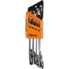 Beta 142/SC8 - Serie di 8 chiavi combinate a cricchetto reversibile con supporto compatto