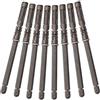 munloo 8 Pezzi Reggimensola a Scomparsa, Staffe per Mensole Pesanti, Heavy Duty Staffa a Parete Invisibile, Decorazione Murale, Fai Da Te(10x145mm)