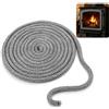 Lonimia Corda Guarnizione Stufa a Legna, Guarnizione Alta Temperatura in Fibra di Vetro, Sostituzione Corda Guarnizione Camino per Stufa/Camino/Porta del Forno, Resistente al Calore 550 Gradi Celsius，4m*10mm