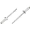Screws City Rivetti ciechi a testa svasata da 5 mm x 20 mm con gambo in alluminio/acciaio ISO 15978 (confezione da 20) E6B