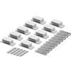 Globstar 10x Cerniera Magnetica Calamite per Mobili Chiusura Bianco