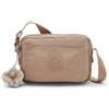 Kipling Abanu Borsa a Tracolla, Borsa a Tracolla Compatta Leggera con Chiusura a Zip, Tracolla Regolabile & Scomparti Multipli, Borsa da Viaggio Quotidiana - Tan Beige
