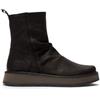 Infinity Leather Fly Womens RENO053FLY Stivaletti Comodi in Pelle con Cerniera e Plateau
