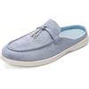 Xinghuanhua Mocassini Mules Senza Tallone Uomo Pelle Scamosciata Scarpe Slip On Leggere Casual per Uso Quotidiano