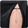 MILAKOO Coscia Multistrato Catena Corpo Vita Catena Gamba Elastica Estate Spiaggia Catene Regolabile Tassel Corpo Gioielli per le Donne