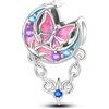 LIGHTDOG 925 Sterling Silver Bracelet Charm Ciondolo in perline compatibile con i braccialetti europei Pandora Bracciali Adatto per i regali di charms per bracciali da donna.
