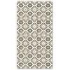 Panorama Tappeto in Vinile - Tappeti in PVC Grandi - Tappeto da Cucina, Corridoio e Soggiorno - Modello Cudillero Grigio 80x150 cm