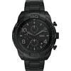 Fossil Bronson Watch for Men, Quartz Chronograph movement with Leather or Stainless steel Strap