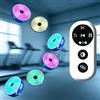 MObyat Set Di 6 Luci Interattive Per Allenamento Reaction Training Lights Con Telecomando, 4 Modalità Di Allenamento, Distanza Di Rilevamento Di 3 Cm, Non Richiede Connessione Allo Smartphone