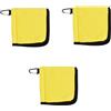 Poystng Accessorio Asciugamano Pulitore in Pile Corallo Due, Yellow
