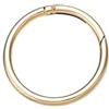 BAKLUCK Chiusure a molla con O Ring in metallo da 2 pezzi - Clip for borsa portachiavi con moschettone rotondo apribile(Light Gold,34x25x5mm)