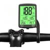 BJGIU77 Contachilometri Tachimetro For Computer Da Bici Wireless LED Da 2,8 Pollici | Impermeabile, memoria automatica, temperatura e cronometro