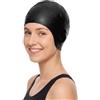 SWIGE Cuffia Nuoto in Silicone, Impermeabile, Leggera, Protezione Orecchie 3D, Antiscivolo