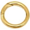 BAKLUCK Portachiavi con O Ring a molla in ottone - Connettore a clip apribile for borse, artigianato e gioielli, 1 pcs