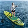 Plumbpyr Poseidon - Tavola da SUP gonfiabile in PVC, 335 x 76 x 15 cm, 150 kg, borsa per il trasporto, pagaia, pompa ad aria, pinna per tempo libero, sport, lago, fiume, campeggio, yoga, allenamento