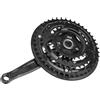 Aoresac Guarnitura per bici 24-34-42T con copertura per catena, ad alte prestazioni, adatta per bici da strada, mountain bike a velocità variabile, facile da installare, robusta e non facile da deformare.