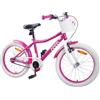 KPOUTRFG Bicicletta da 12 pollici, telaio in acciaio rosa